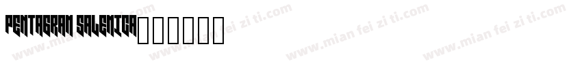 pentagram salemica字体转换
